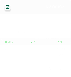 Preview of an invoice | Zoho Billing